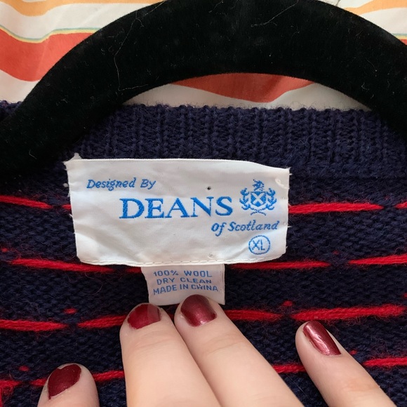 Vintage Ugly Christmas Sweater 100% Wool - Picture 4 of 4